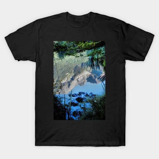 Mirror Lakes #2, New Zealand T-Shirt by Carole-Anne